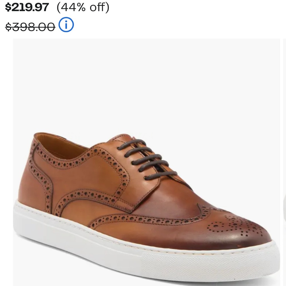 Magnanni Albert Leather Wingtip Derby